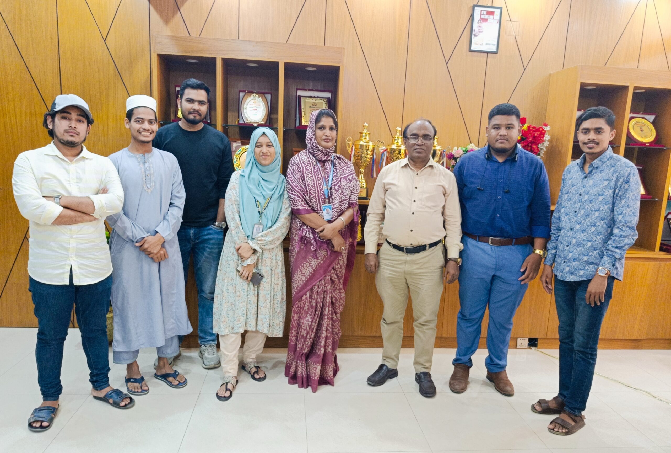 তেজগাঁও কলেজের ভারপ্রাপ্ত অধ্যক্ষের সাথে তেকসাস নেতৃবৃন্দের সাক্ষাৎ